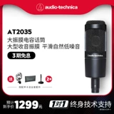 Железный треугольный микрофон AT2035 емкостный микрофон в прямом эфире Специальный пение специальное звукозаписывающее оборудование звуковое оборудование