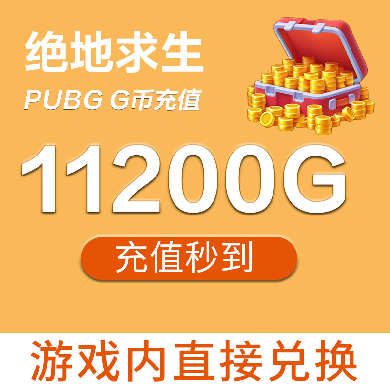 PUBGG币绝地求生皮肤官方G币金币游戏币充值点券吃鸡兑换码CDK