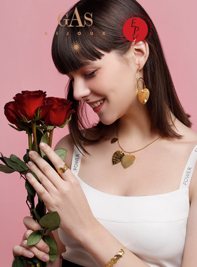 法国珠宝心形锁骨链浪姐2同款