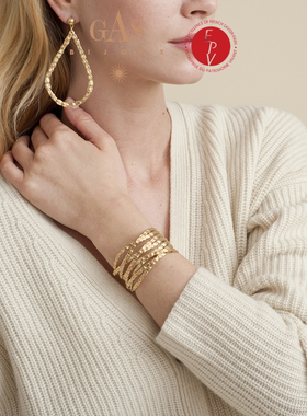 【法国进口】GASBIJOUX珈思王妃系列宽手镯ins小众设计感轻奢大气