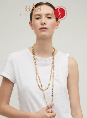 【法国进口】GASBIJOUX珈思复古红色锁骨链项链女小众设计感百搭