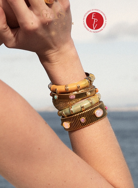 【博主爆款】原创叠戴弹力手镯