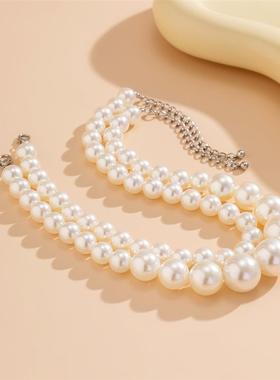 Two can open and wear like pearl necklaces with Euro-America