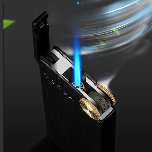 Мужская ультратонкая ветрозащитная креативная зажигалка, делается под заказ