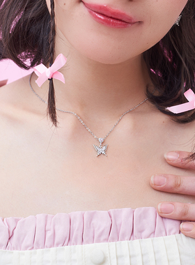 KOOKISS蝴蝶公主闺蜜项链女