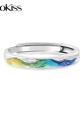 KOOKISS青峦誓S925银情侣对戒