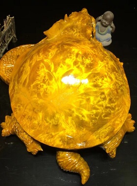 动物黄金樟金黄色招财龙龟神兽