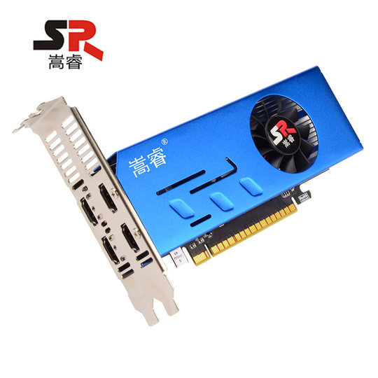 嵩睿多屏显卡GTX1660S GT730四屏一拖四炒股期货拼接监控融合锁屏