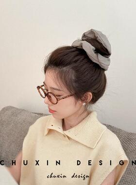 为质感买单的蓬松枕头发圈大肠圈
