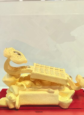 绒沙金黄金摆件如意算盘精打细算金算盘金银工艺品饰品摆店铺送礼