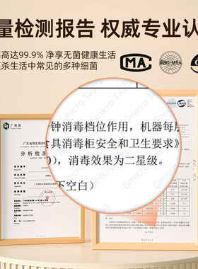 碗筷消毒柜家用小型免沥水碗柜高温紫外线二星级烘干一体消毒碗柜