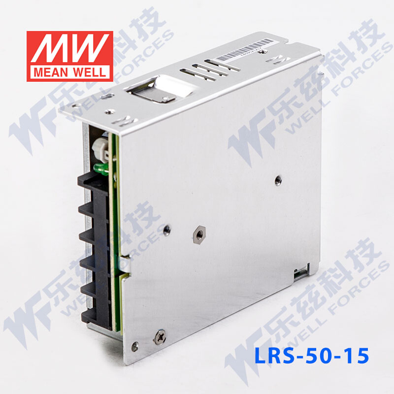 LRS-50-15台湾明纬50W15V开关电源3.4A直流工控RS-图1