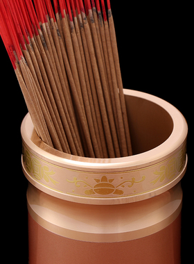 铜合金竹签香财神心经佛字