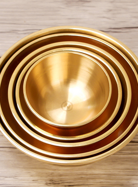 家用拜神供佛金饭碗黄铜筷子