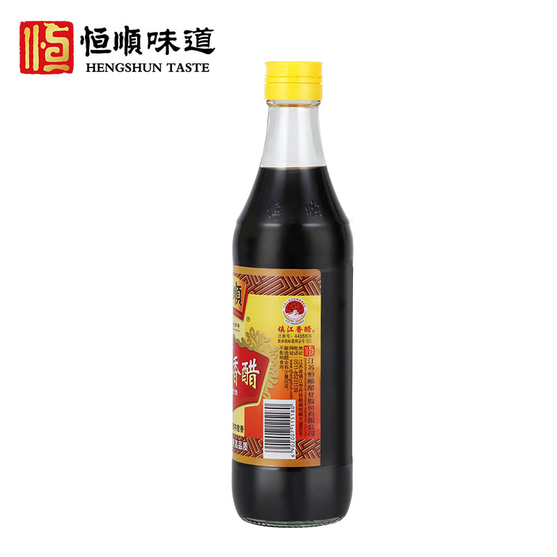 恒顺香醋500ml*3瓶新B香酿造食醋镇江特产蘸食炒菜陈醋饺子醋-图2