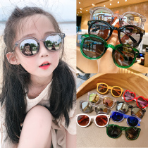 Children sunglasses sunglasses Korean version kid glasses fashion tide boy girl baby anti UV glasses shade