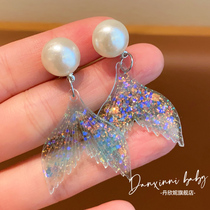 Childrens beauty fish ear decoration girl unhurt ear-no-ear nail-ear clip girl princess fishy earrings earrings