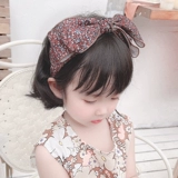 Ретро детская заколка для волос с бантиком, безвредный ободок, аксессуар для волос для принцессы для девочек, не повреждает волосы, простой и элегантный дизайн