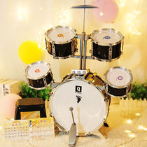 Playboy Baby (QIAOWABAOBEI) Childrens rack Sub-drum Toys 5 Girls start school a one-year-old baby 6 knocks