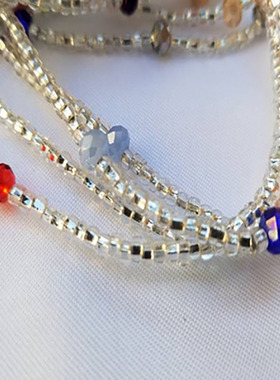 New arrival 2 piece set African belly chain waist beads