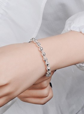 Fine Pretty lovely Hollow ball Chain 925 sterling Silver