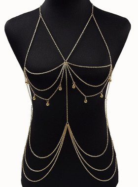 Body Jewelry Sexy Chest Chain Bikini Belly Chains for Women