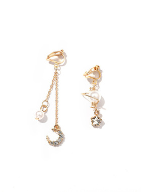 Ear Clips Without Pierced Ears Female Temperament Long