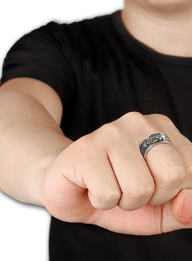 2022 Feng Shui PIXIU Charms Ring Amulet Wealth Lucky Carving