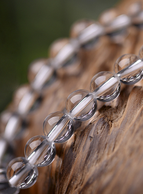 Natural Rock Crystal Bead Bracelet Women Fashion Reiki