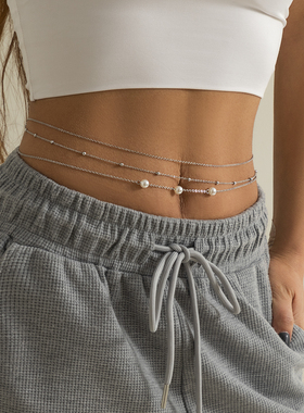 New Trendy Minimalism Thin Belly Chains for Waist Women