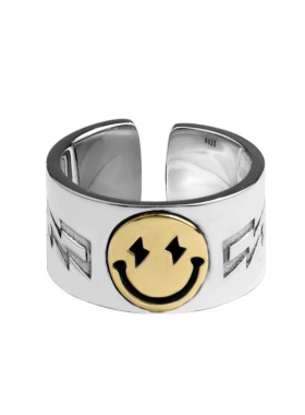 Women Ring Adjustable Smiling Cute Smiley Wholesale Fashion