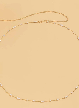 Sexy Vintage Belly Pearl Chain Body Chain Waist Chain Belt