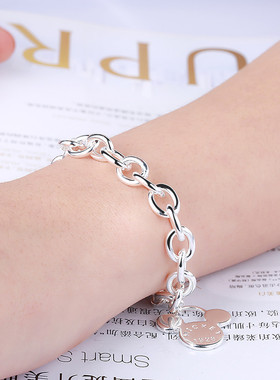 Fashion 925 Silver Cute Mickey Charm Bracelet Jewelry
