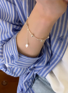 Sterling Silver Bracelets for Women Geometry Splicing