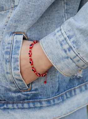 Gothic Turkish Lucky Evil Eye Beaded Bracelets For