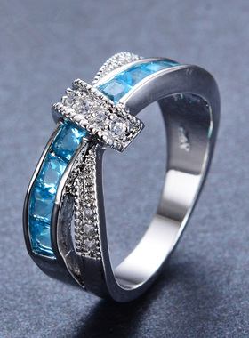 wholesale 925 Sstamped silver Ring Beautiful pretty fashion