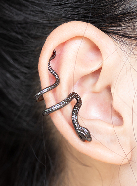 1PC Brass Snake Earing Clips Without Piercing Punk Non