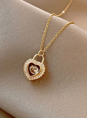 2023 2022 New Heart Round Moon Gold Color Stainless Steel