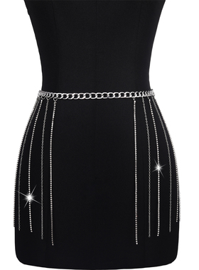 Sexy Waist Chain Crystal Body Chains For Women Girls  Dance