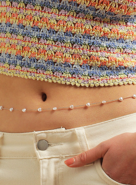 New Fashion Gold plated Heart Handmade Waist Chain Beach