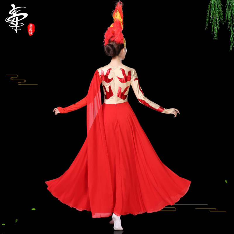 舞裁缝旗舰店舞裁缝新款秧歌服演出服舞蹈服装成人女现代民族腰鼓队打鼓服定制2