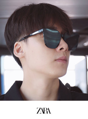 墨镜男潮开车太阳眼镜女