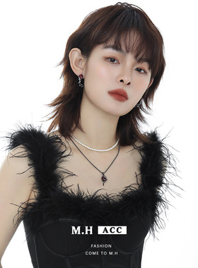 2026新款原创小众暗黑风缠绕灵蛇系列独特个性辣妹项链耳环戒指女
