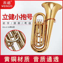 Uno Lijian small holding number big holding number one instrument downtone VTU-E120 band bass hug number big number