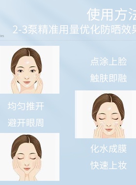 全码新款防晒霜隔离乳面部全身防水防汗清爽敏感肌男女