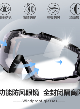 防风护目镜骑行防灰尘不起雾