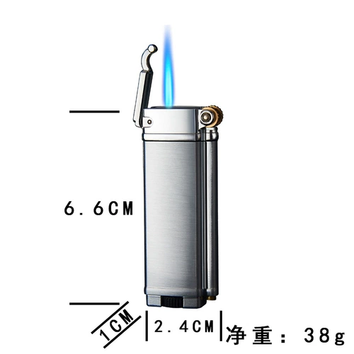 Мужская ветрозащитная ультратонкая маленькая портативная зажигалка, подарок на день рождения