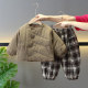 Children's clothing boys' winter Korean three-piece set fashionable suit