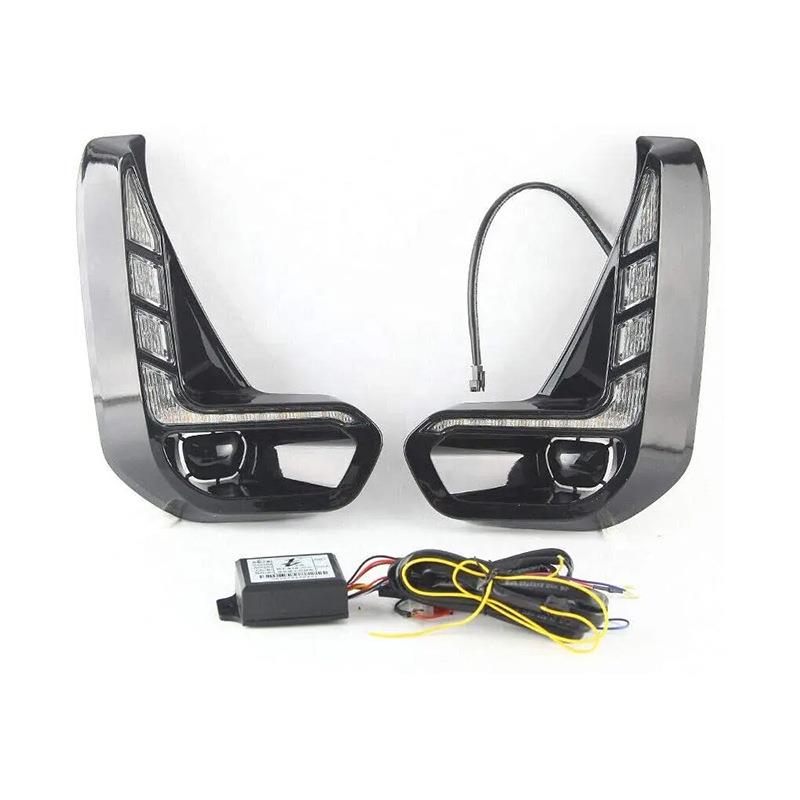 汽车DRL雾灯框适用于2021年款hilux海拉克斯 REVO带日行灯雾灯框 - 图2