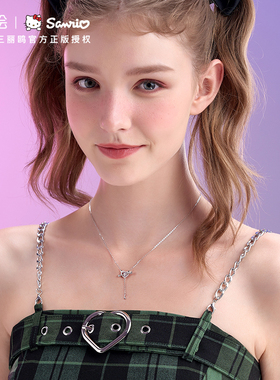 潮色绘库洛米项链纯银女生首饰